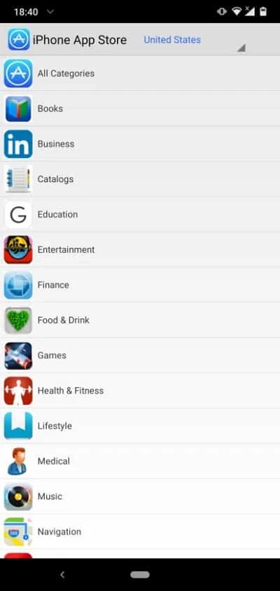 iPhone App Store — στιγμιότυπο οθόνης 1